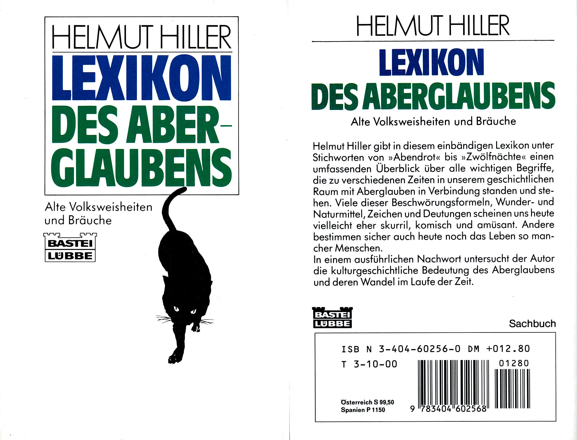 Lexikon des Aberglaubens - Hiller, Helmut